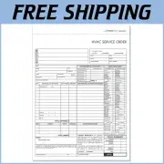 100 Sets of Letter-Size Carbonless Service Order Forms for HVAC Professionals