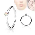 Piercing Nose Ring Crystal Aurore Borealis