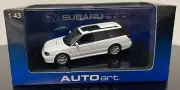 AUTOart 1/43 Subaru Legacy GTB 1999 Touring Wagon white Diecast JDM Japan 58622