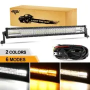AUXBEAM 32" Straight LED Light Bar Strobe Flash For 2022-2023 Polaris RZR Pro R