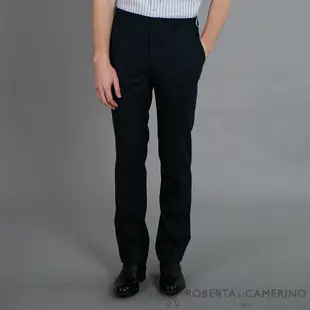 ROBERTA諾貝達 進口素材 修身時尚 流行西裝褲 黑色
