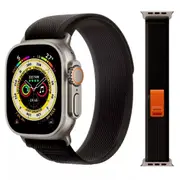 Black Trail Loop For Apple Watch Band Strap IWatch Series 10 SE 9 8 7 6 38/40/41mm Ultra