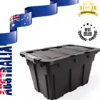 60L Heavy Duty Large Plastic Storage Tub Container with a lid FREE SHIPPING