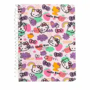 Hello Kitty Colorful Graffiti Mini Ruled Notebook Memo Spiral Note Pad Supplies