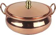 Mdlhcm Copper Pot Copper Cookware Shabu Shabu Pot for Stovetop, Induction for Household, 24cm
