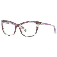 在飛比找PChome24h購物優惠-alain mikli 法式時尚漫畫風小貓眼光學眼鏡(紫)A