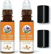 Crysalis Pure & Natural Essential Oil Roll on - 5ml| 0.16 FL oz (Pack of 2) (Clarysage)