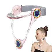 Neck Brace for Support, Foldable Chin Traction Device, Adjustable Neck Traction Brace Stretcher Device for Men and Women Relief