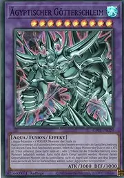 RA01-DE029 Egyptian Gods Slime Super Rare 1st Edition German 25th Anniversary Rarity Collection with MZTCG Shipping Protection Yugioh