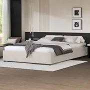 ALFORDSON Bed Frame Storage Gas Lift Double