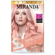 2x Hair Dye Shine Moisturizer Color Pastel MIRANDA 3D Permanent #MC-P2 Rose Gold
