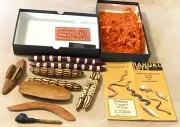 Aboriginal Music Sound Sticks MARUKU Arts & Crafts 10 Pc Set Australian New