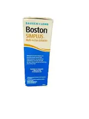Bausch & Lomb 2-in-1 Boston Simplus Multi-Action Lens Cleaning Solutions 3.5 oz