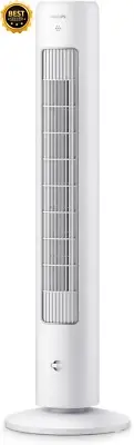 Oscillating Tower Fan 5000 Series, 105Cm Slim Design, Remote Control, Timer, 3 S