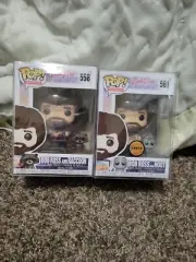 Funko Pop Bob Ross and Hoot #561 Chase & Common Raccoon Figure w/ Protectors