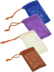 Soap Foaming Bag 4pcs Soap Storage Bag Quick Drying Bath Comfortable Texture