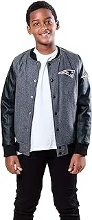 Ultra Game NFL teen-boys Classic Baseball Jacket