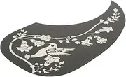 TOGEVAL Folk Guitar Pickguard Decorative Acoustic Protector with Unique Bird Pattern Easy Installation Durable Scratch Plate for Guitars present for Music Lovers