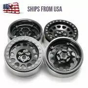 4Pcs Alloy 2.2" Beadlock Wheel Rim For 1/10 RC Axial Wraith RR10 SCX10 II TRX-4