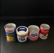 ZURU MINI BRANDS RETRO - Beef Stew, Tomato Soup, Dole Sliced Pineapple & Skippy