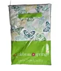 Celebrate Spring Vinyl Tablecloth 52x70 Oval POLY BACK Kmart With butterfly NEW