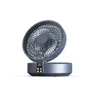 USB Charging Folding Portable Fan 4000MAh Desktop Fan Remote Control Inoor6934