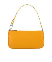 Zippered shoulder bag One size Yellow