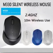 Logitech M330 Silent Plus Wireless Mouse Quiet 2.4GHz USB Receiver Optical Mice