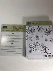 Stampin' Up FALLING FLOWERS Stamp Set with May Flowers Framelits Dies New