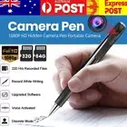 Portable HD 1080P Clip On Mini Hidden Spy Camera Pen Video Recorder DV DVR Cam