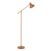 Olav Adjustable Satin Orange Modern Floor Lamp