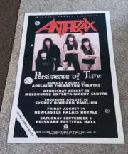 ANTHRAX - Persistence Of Time Tour Poster (Reproduction)