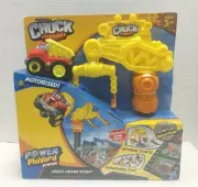 TONKA CHUCK & FRIENDS POWER PLAYARD SYSTEM CRAZY CRANE STUNT SET! NEW!