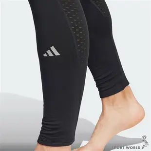 Adidas 男裝 緊身褲 長褲 內搭 保暖 黑【運動世界】HY3810