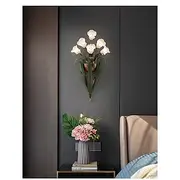 LED Wall Lamps Glass Metal Warm White Light Wall Sconces Modern Contemporary Style Living Room Bedroom Dining Room Metal Wall Light