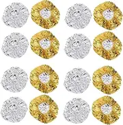 ADOCARN Lightweight Aluminum Foil Hair Cap Hair Dyeing Styling Tool Salon Quality Elastic for All Head Circumferences
