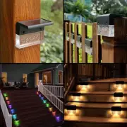 Outdoor Solar Light Steps Fence Walkway Led Light