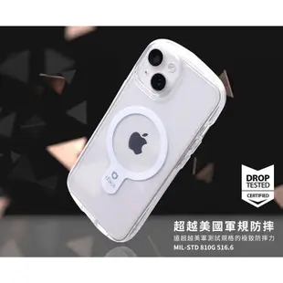 Apple iPhone 15系列 日本 iFace Look in Clear 抗衝擊曲線保護殼－透明／手機殼／防摔殼