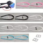 Replacement Multi-color Silicone Swimmimg Goggle Straps Swim Goggle Buckle