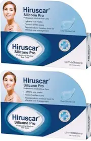 Hiruscar Silicone Pro Scar Gel Keloid Cut Burn Surgical Scratches Acne Wound