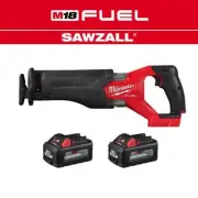 Milwaukee SAWZALL Reciprocating Saw 18V Li-Ion Brushless w/ (2) 6.0 Ah Batteries