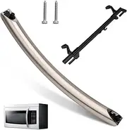 P Polerden DE94-02933A Microwave Door Handle & DE64-00760A Door Latch Key, Replaces for ME16H702SES ME18H704SFS SMH1816S SMH1926S Microwave Door Handle, Contains 2 Screws