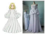 The Seven deadly sins Elaine cosplay costume dress"