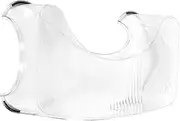SHERCHPRY Clear Toilet Foot Stool Lightweight Squatting Stool for Bathroom Nonslip Design Portable Potty Training Aid Foot Massage Feature Modern Transparent Finish
