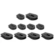 10Pcs Wheeled Cord Locks for Drawstring Toggle Slider Stopper, 0.8/1.5 Inch