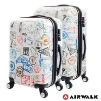 在飛比找PChome商店街優惠-AIRWALK - 精彩歷程 環郵世界行李箱20+24吋2件