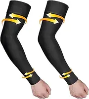 Ailaka Medical Compression Arm Sleeves - 20-30 mmHg, Black, Unisex Adult, Adults