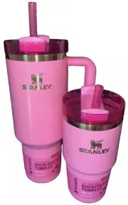 *AUTHENTIC* NEW STANLEY x WICKED GLINDA PINK 40 + 20oz SET TARGET EXCLUSIVE
