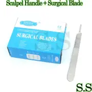 100 Scalpel Blades #11 + 1 Scalpel handle # 3