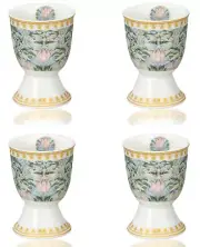 STPGOODS Morris Garden Porcelain Egg Cup Set of 4 Easter Egg Holder Gift Set